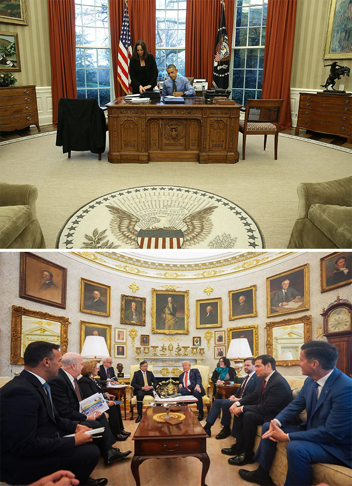 12 Viral Side-By-Side Photos Of Obama And Trump’s Oval Offices As People Make Brutal Comparisons 12 Viral Side-By-Side Photos Of Obama And Trump’s Oval Offices As People Make Brutal Comparisons