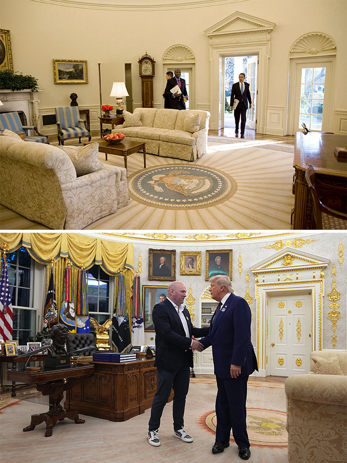 12 Viral Side-By-Side Photos Of Obama And Trump’s Oval Offices As People Make Brutal Comparisons 12 Viral Side-By-Side Photos Of Obama And Trump’s Oval Offices As People Make Brutal Comparisons