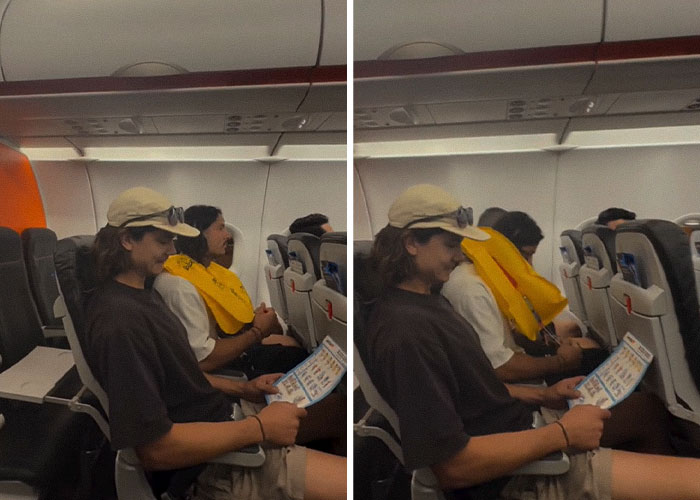 Influencer Hugh Lovett Turned A Plane Safety Demo Into A Joke, And It Backfired Spectacularly