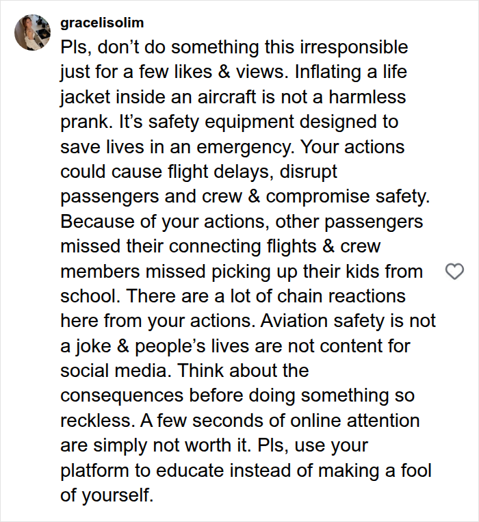 Influencer Hugh Lovett Turned A Plane Safety Demo Into A Joke, And It Backfired Spectacularly