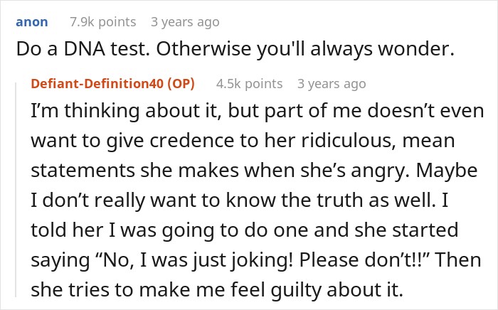 Woman Tells Husband He&rsquo;s Not Their Daughter&rsquo;s Father, Then Claims She Was &lsquo;Just Joking&rsquo;
