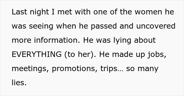 Woman Spends Days Before Her Ex’s Funeral Uncovering Layer After Layer Of Lies She Never Saw Coming Woman Spends Days Before Her Ex’s Funeral Uncovering Layer After Layer Of Lies She Never Saw Coming