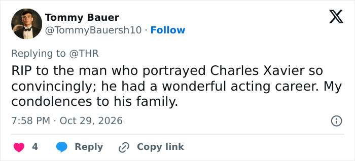 Patrick Stewart, Beloved Actor Who Played Captain Picard And Professor X, Passes Away At 86 Patrick Stewart, Beloved Actor Who Played Captain Picard And Professor X, Passes Away At 86