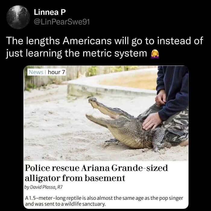 72 Funny Posts That Prove Americans Will Use Anything But The Metric System (New Pics) 72 Funny Posts That Prove Americans Will Use Anything But The Metric System (New Pics)