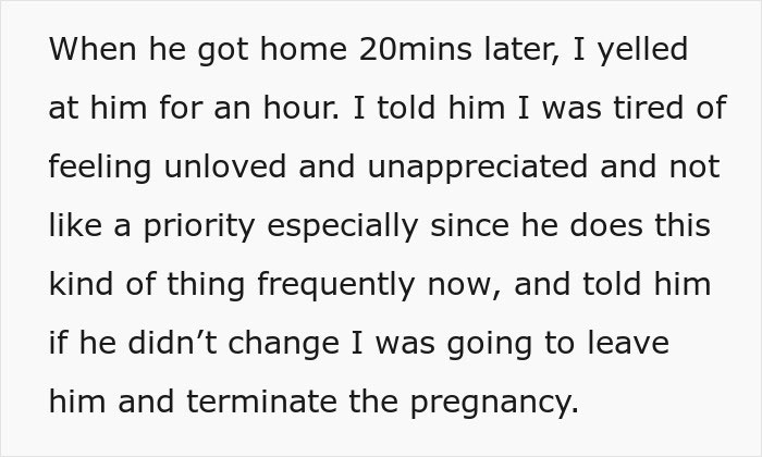 Fianc&eacute; Comes Home At 1 am For The 5th Time In The Month, Pregnant Partner Reaches Breaking Point