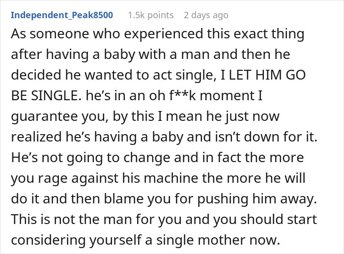 Fianc&eacute; Comes Home At 1 am For The 5th Time In The Month, Pregnant Partner Reaches Breaking Point