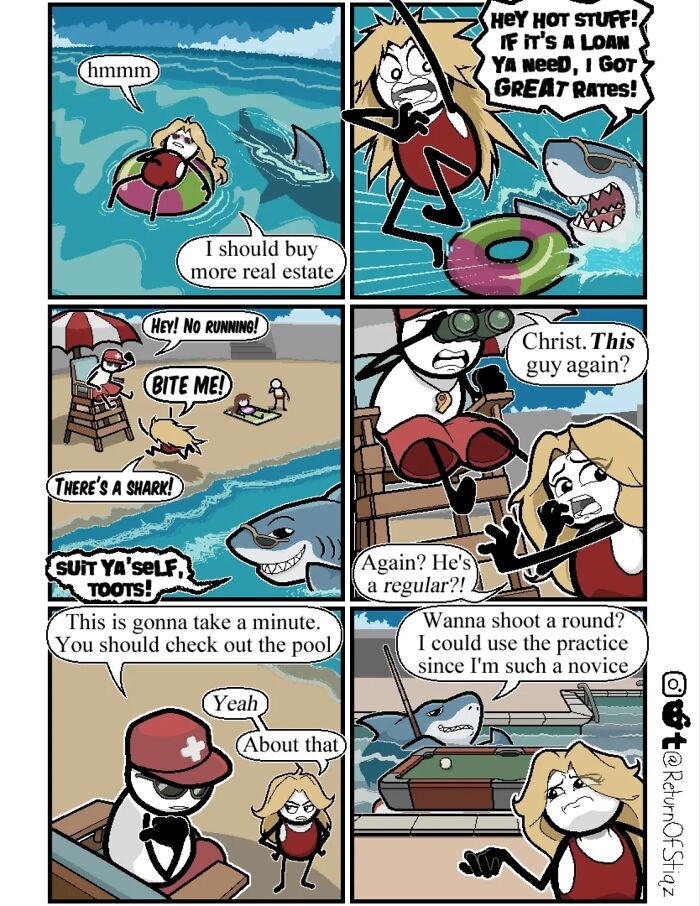 33 Comics By This Artist Are Full Of Silly Humor And Unexpected Endings (New Pics)