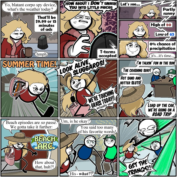 33 Comics By This Artist Are Full Of Silly Humor And Unexpected Endings (New Pics)