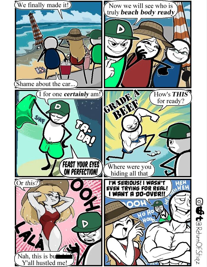 33 Comics By This Artist Are Full Of Silly Humor And Unexpected Endings (New Pics)