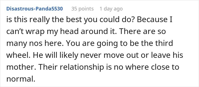 Guy’s Relationship With His Mom Comes With Some Unusual Bedtime Habits, GF Starts Getting The Ick Guy’s Relationship With His Mom Comes With Some Unusual Bedtime Habits, GF Starts Getting The Ick